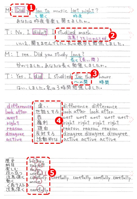 ノートの取り方 高校受験 定期テスト 学習塾 臨海セミナー