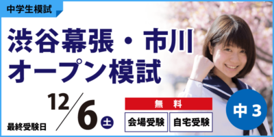 渋谷幕張・市川オープン模試