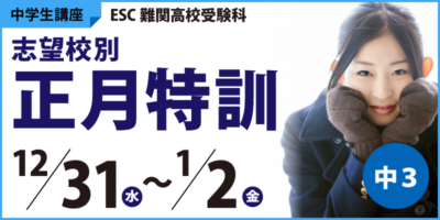 志望校別 正月特訓