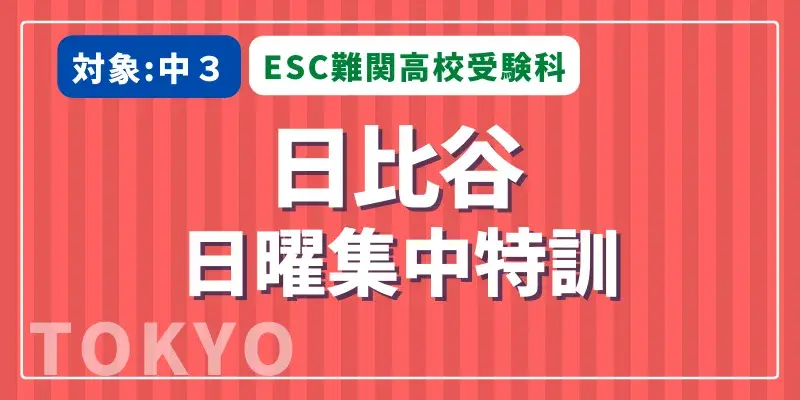 日比谷日曜集中特訓