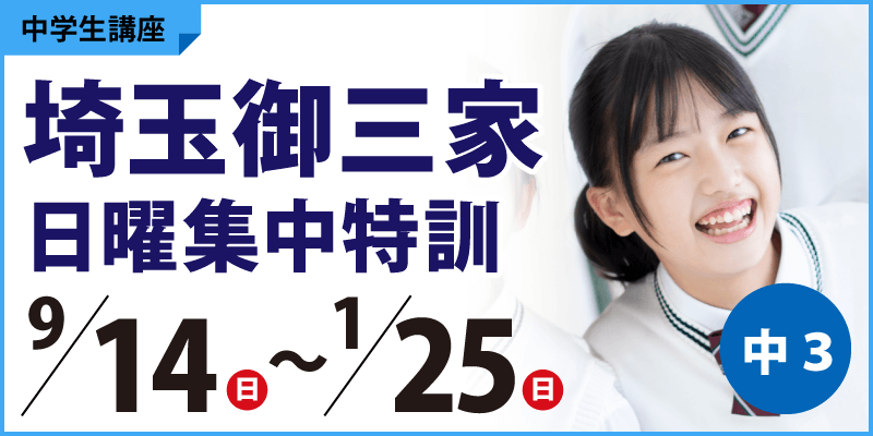 埼玉御三家日曜集中特訓